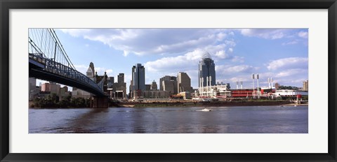 Framed Bridge across the Ohio River, Cincinnati, Hamilton County, Ohio Print