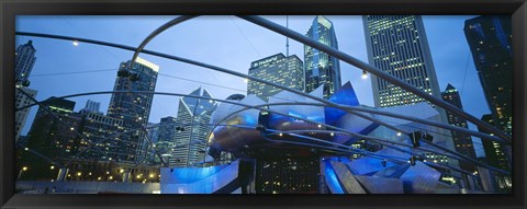 Framed Jay Pritzker Pavilion, Millennium Park, Chicago, Illinois Print