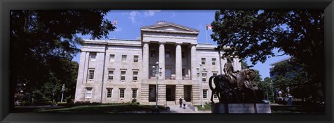 Framed Facade of a government building, City Hall, Raleigh, Wake County, North Carolina, USA Print