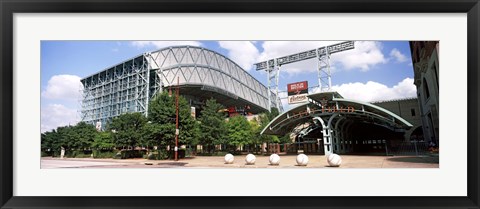 Framed Baseball field, Minute Maid Park, Houston, Texas, USA Print