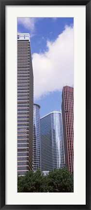 Framed Low angle view of a building, Houston, Texas, USA Print