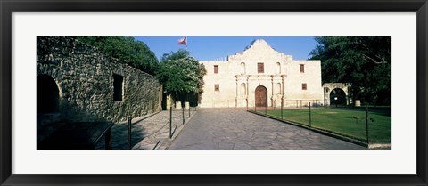 Framed Facade of a building, The Alamo, San Antonio, Texas Print