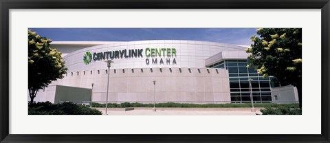 Framed Facade of a convention center, Century Link Center, Omaha, Nebraska, USA Print