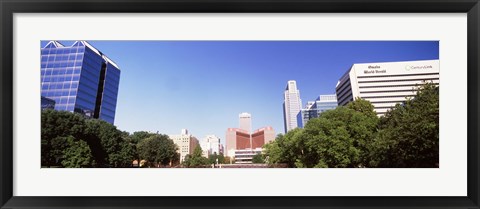 Framed Buildings in a city, Omaha, Nebraska Print