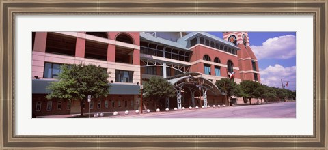 Framed Facade of a baseball stadium, Minute Maid Park, Houston, Texas, USA Print