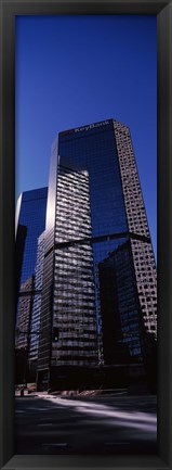 Framed Bank building in a city, Key Bank Building, Denver, Colorado, USA Print