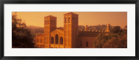 Framed Royce Hall at an university campus, University of California, Los Angeles, California, USA Print