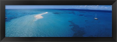 Framed Great Barrier Reef, Queensland, Australia Print