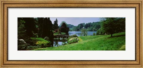 Framed Stourhead Garden, England, United Kingdom Print