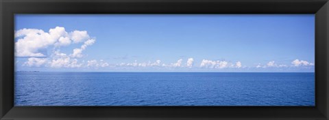 Framed Panoramic view of the ocean, Atlantic Ocean, Bermuda Print