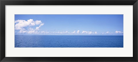 Framed Panoramic view of the ocean, Atlantic Ocean, Bermuda Print