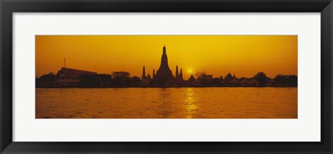 Framed Thailand, Bangkok, Wat Arun Print