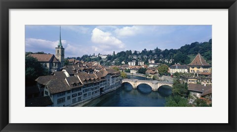 Framed Switzerland, Bern, Aare River Print