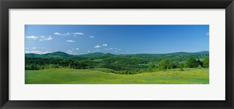 Framed Farm, Peacham, Vermont, USA Print