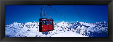 Framed Cable Car Andermatt Switzerland Print