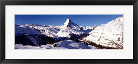 Framed Matterhorn, Zermatt, Switzerland (horizontal) Print