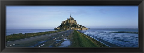 Framed France, Mont Saint Michel Print