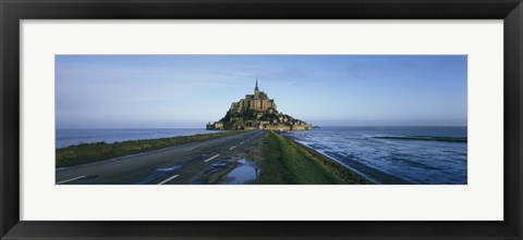 Framed France, Mont Saint Michel Print