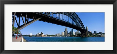 Framed Harbor Bridge, Sydney, Australia Print