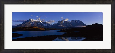 Framed Torres Del Paine, Patagonia, Chile Print