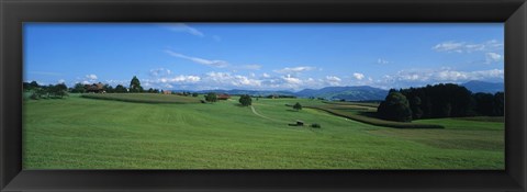 Framed View Along Rural Hillside, Zurich, Switzerland Print