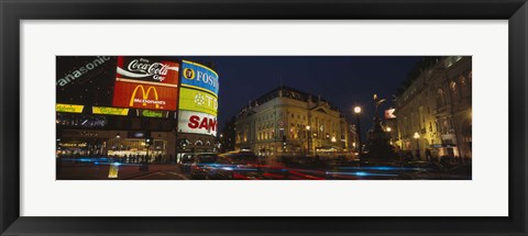 Framed Piccadilly Circus, London, England, United Kingdom Print