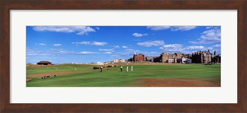 Framed Golf Course, St Andrews, Scotland, United Kingdom Print