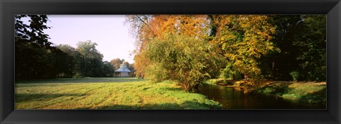 Framed Park Sans-Souci w/ teahouse in Autumn Potsdam Germany Print