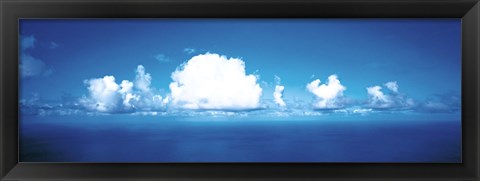 Framed Clouds Over Water Print