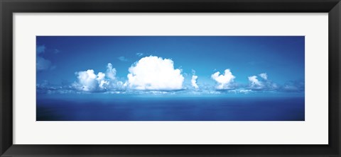 Framed Clouds Over Water Print