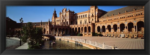 Framed Plaza Espana, Seville, Spain Print