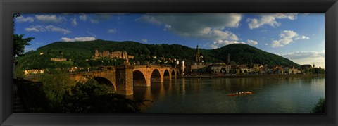 Framed Bridge, Heidelberg, Germany Print