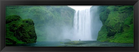 Framed Skogafoss Falls, Skogar River, Iceland Print