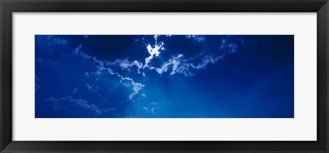 Framed Clouds over Dava Moor Nairn Scotland Print