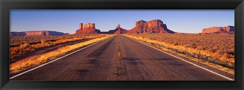 Framed Road Monument Valley, Arizona, USA Print