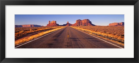 Framed Road Monument Valley, Arizona, USA Print