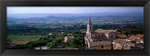 Framed Bonneiux, Provence, France Print