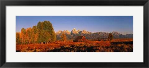 Framed Landscape in Grand Teton National Park WY Print