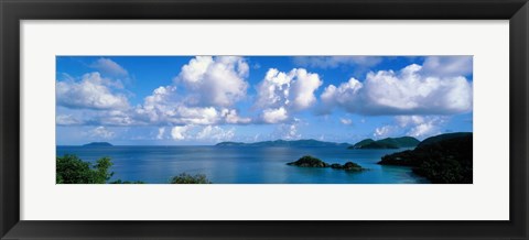 Framed Trunk Bay St John US Virgin Islands Print