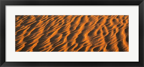 Framed Wind blown Sand TX USA Print