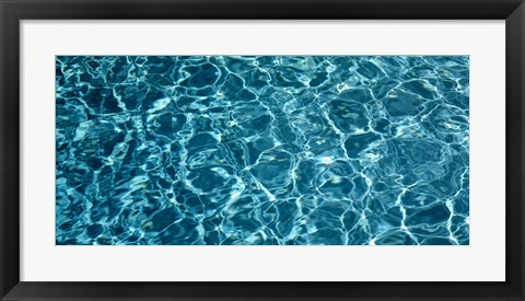 Framed Swimming Pool Ripples Sacramento CA USA Print