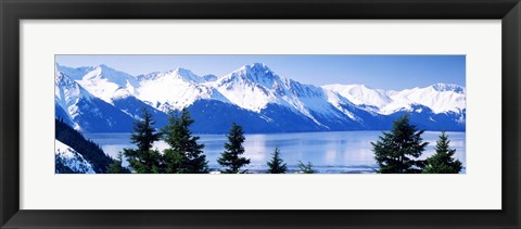 Framed Turnagain Arm Girdwood AK USA Print