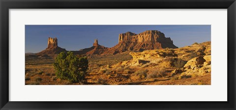 Framed Rock Formations, Monument Valley, Arizona, USA (day, horizontal) Print