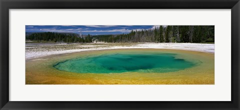 Framed Spring, Beauty Pool, Yellowstone National Park, Wyoming, USA Print