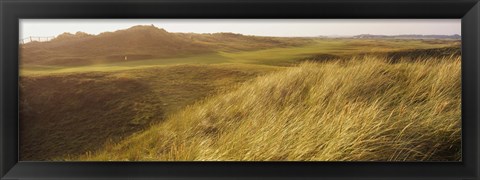 Framed Panoramic view of a landscape, Scotland Print