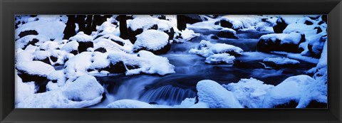 Framed Winter Yosemite National Park CA Print