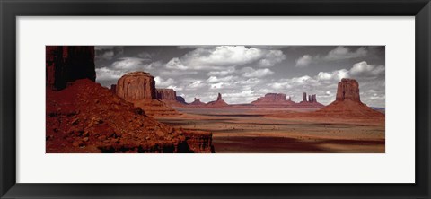 Framed Mountains, West Coast, Monument Valley, Arizona, USA, Print