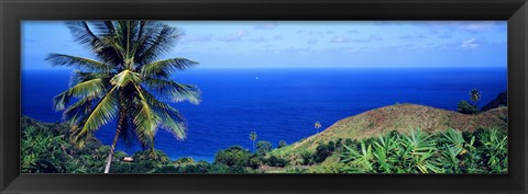 Framed Pigeon Point Tobago Print