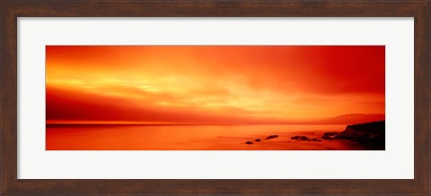 Framed Pacific Coast CA Print