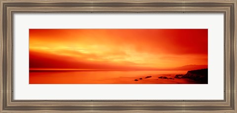 Framed Pacific Coast CA Print